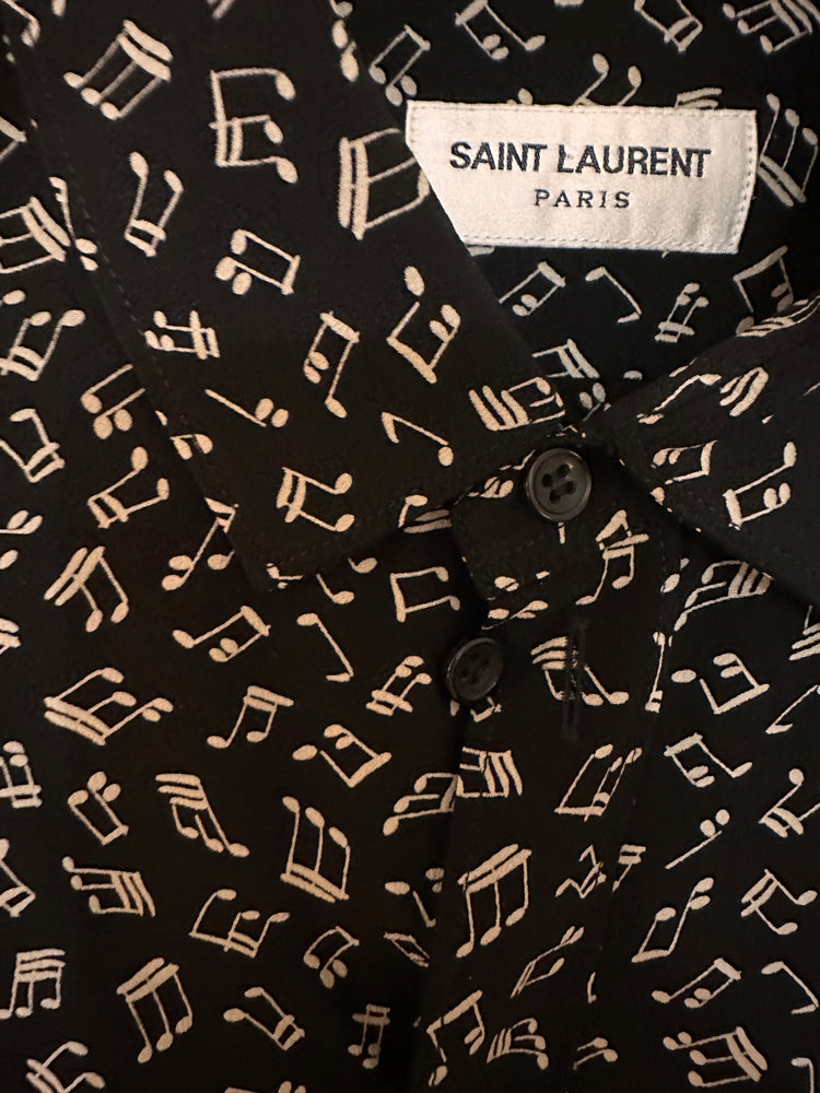 
                  
                    SAINT LAURENT Musical Note Shirt
                  
                