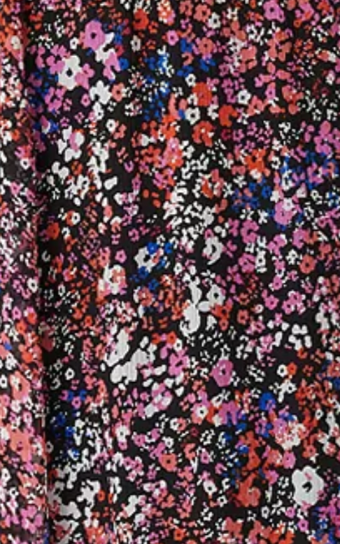 
                  
                    MAJE Shirred floral print maxi skirt 36
                  
                