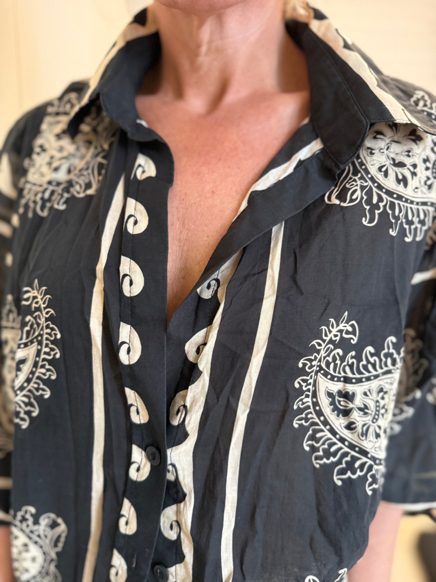 
                  
                    JOHANNA ORTIZ Paisley Situation Cotton Shirt
                  
                