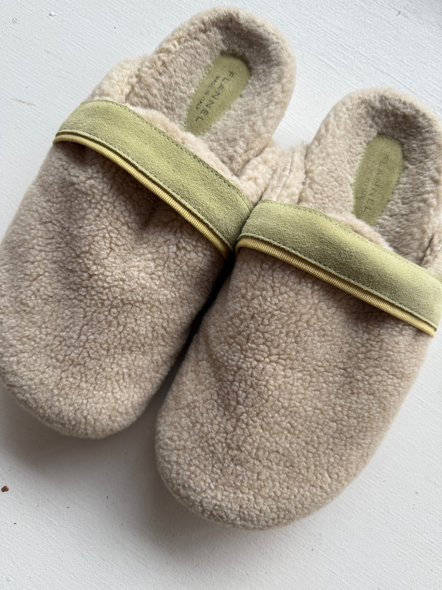 
                  
                    FLANNEL Beige Slog Slides 40
                  
                