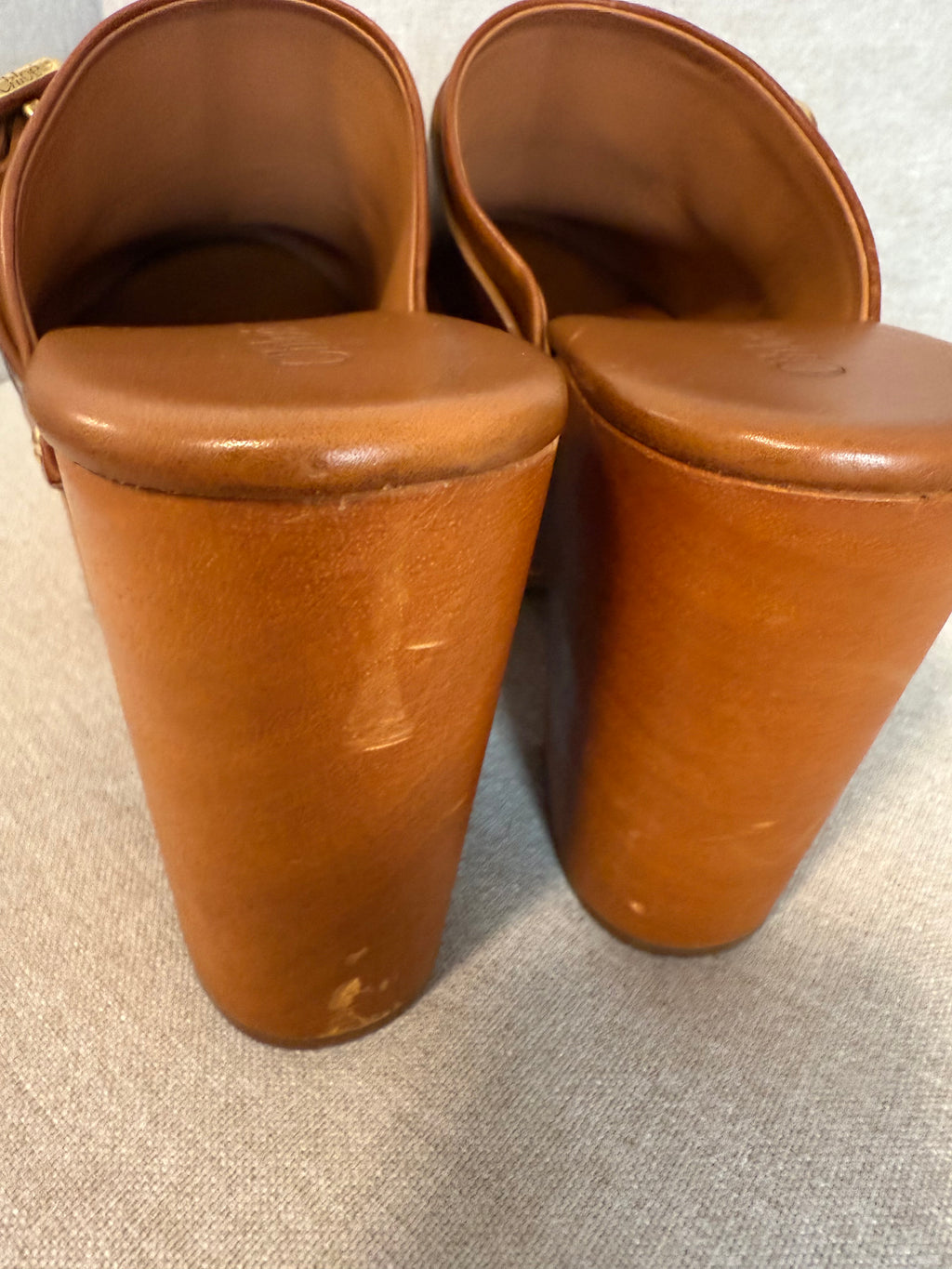 CHLOE Jeannette Wedge Clog 39