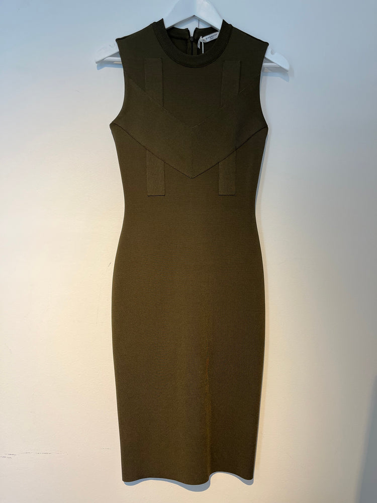 
                  
                    GIVENCHY Olive Crepe Bodycon Dress Xsmall
                  
                