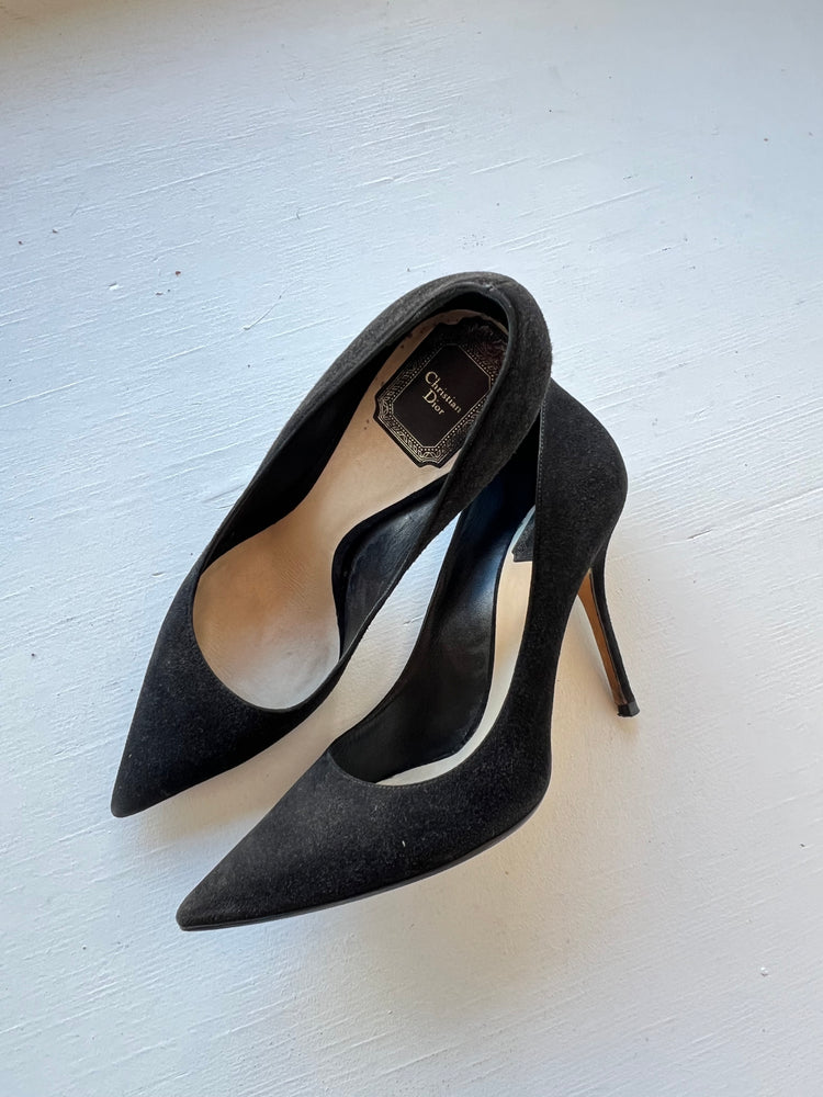 
                  
                    DIOR Black Suede Heels 38.5
                  
                