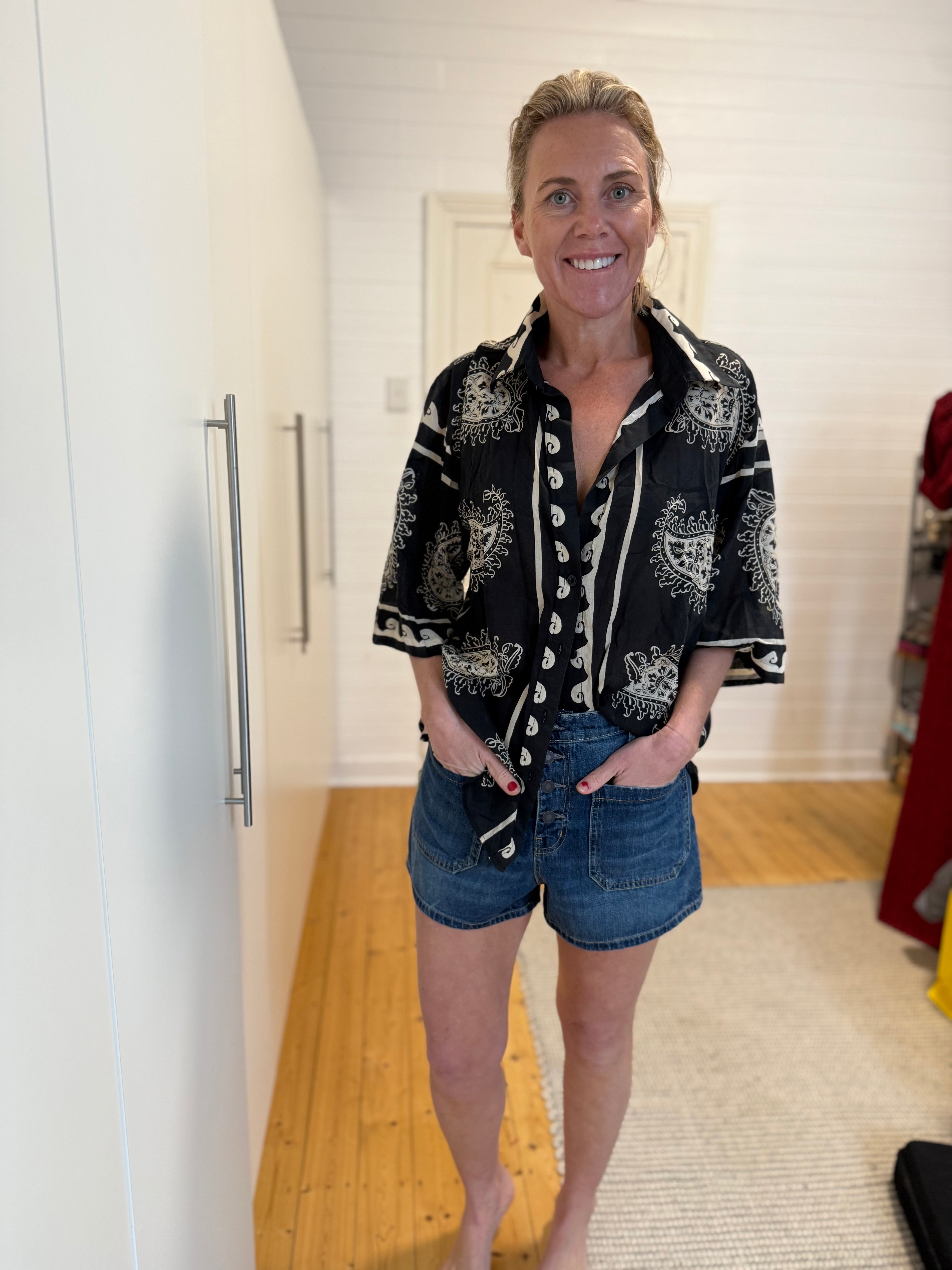 JOHANNA ORTIZ Paisley Situation Cotton Shirt