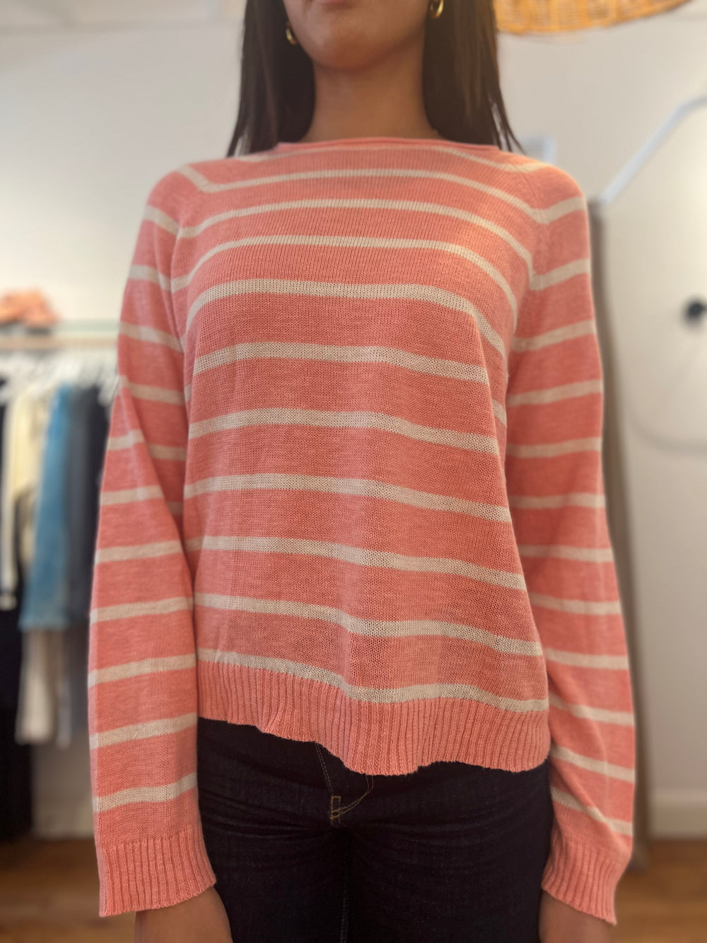 BASSIKE Linen cotton Stripe knit 2