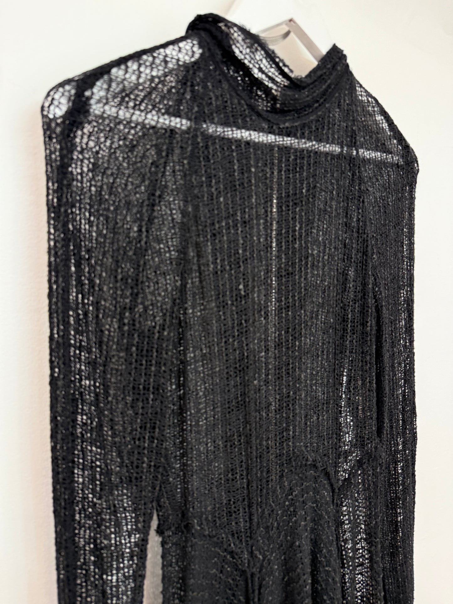 
                  
                    KITX Black mesh asymmetrical dress 8
                  
                