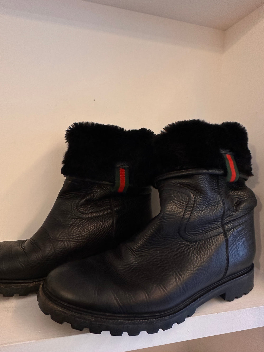 GUCCI Leather Boots 40