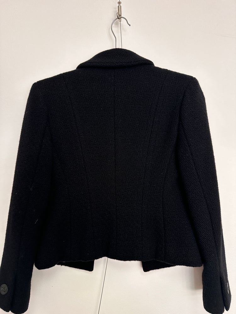 
                  
                    CHANEL Wool blend Crop Jacket 36
                  
                