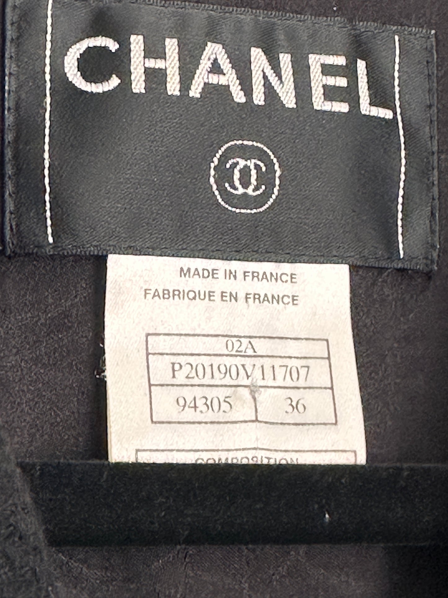 
                  
                    CHANEL Wool blend Crop Jacket 36
                  
                