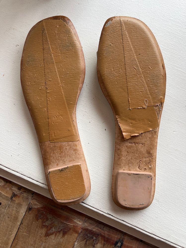 
                  
                    PRADA Calzature Donna Beige Flat Sandals size 39.5
                  
                