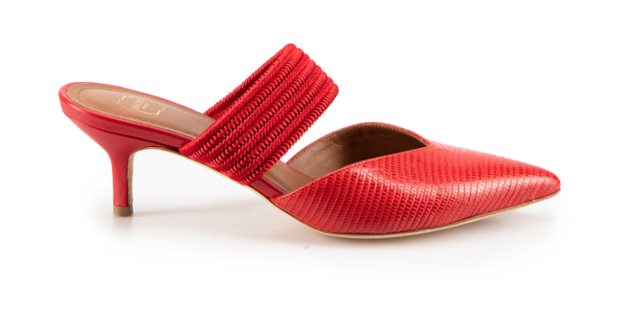 
                  
                    MALONE SOULIERS Maisie Red – lizard print 36
                  
                