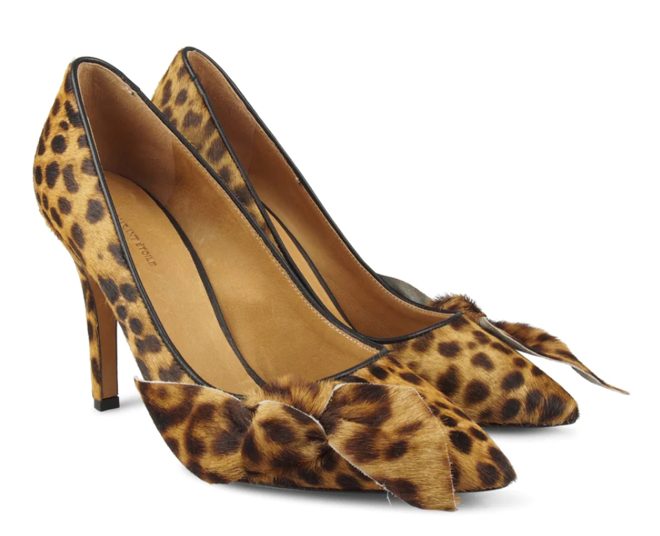 
                  
                    ISABEL MARANT Leopard side bow heels 38
                  
                