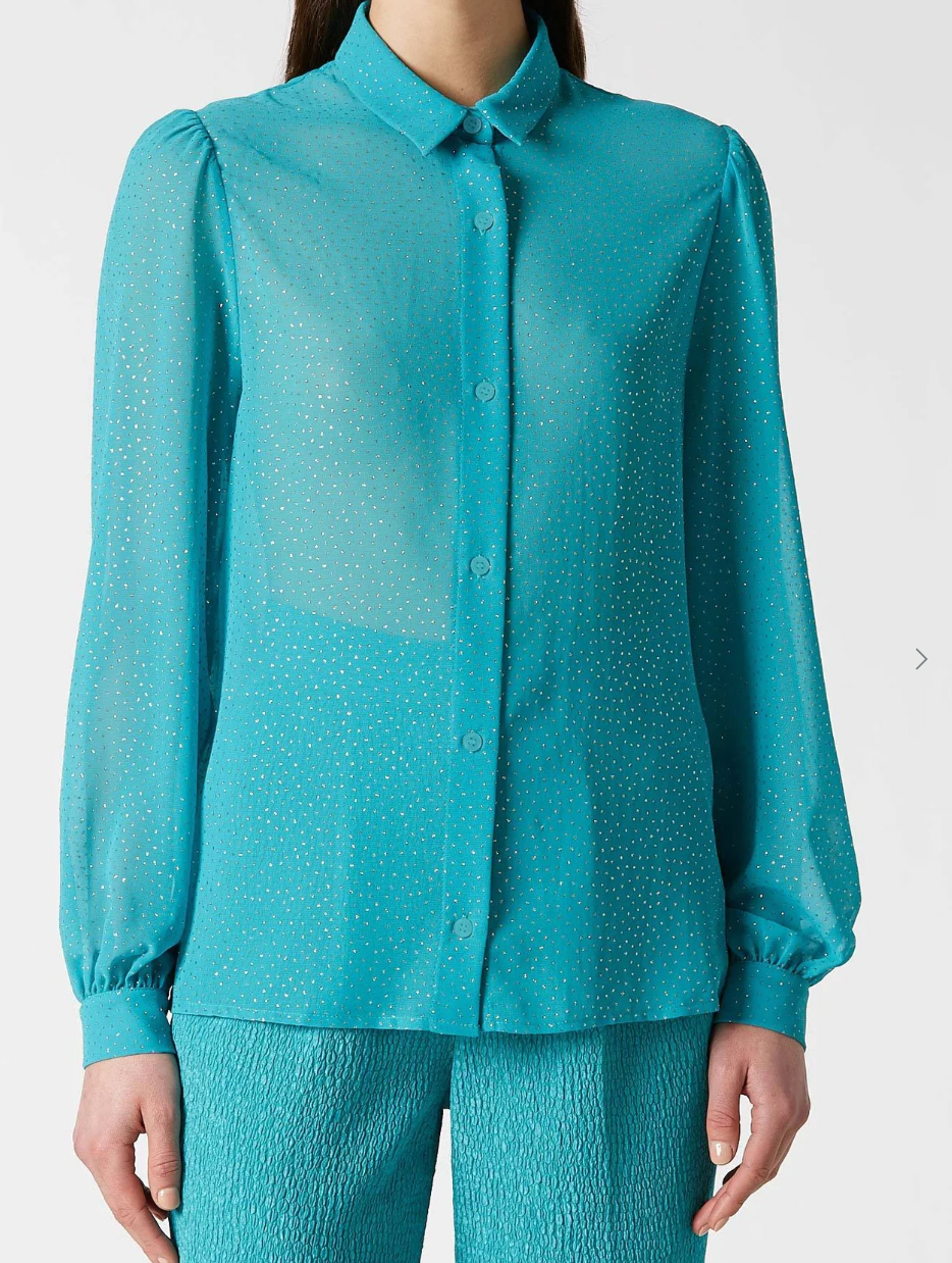 SCANLAN THEODORE	Sparkle shirt turquoise 6