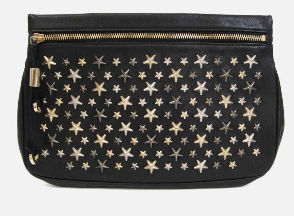 JIMMY CHOO Zena Studded Clutch