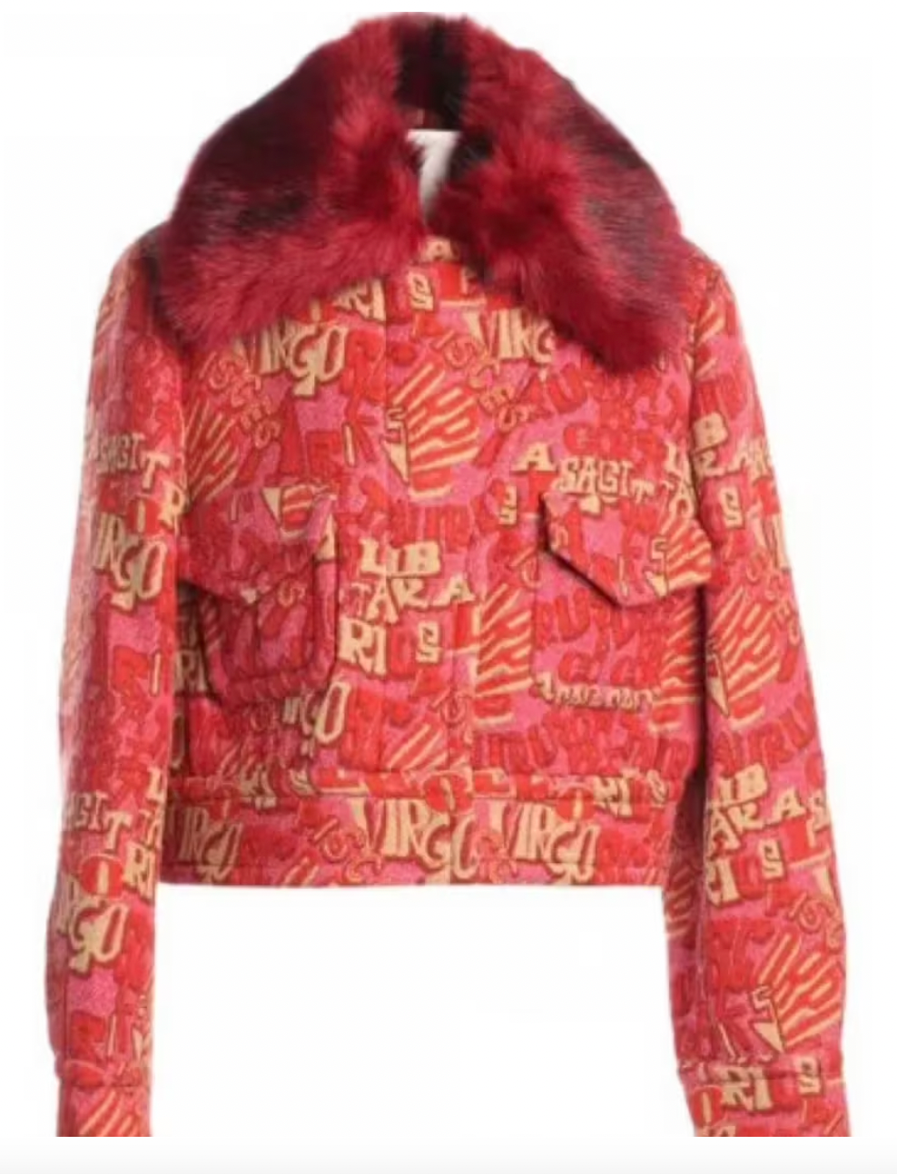 ZIMMERMANN Kaleidoscope faux fur bomber 0