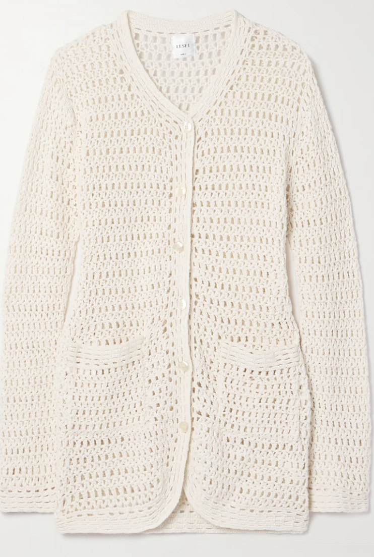 LESET Lucy Crochet cardigan Xsmall/Small