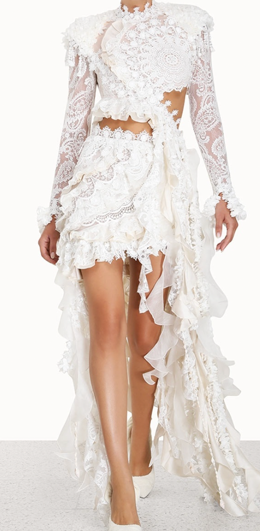 
                  
                    ZIMMERMANN Wonderland Lace Frill Bodice 2
                  
                