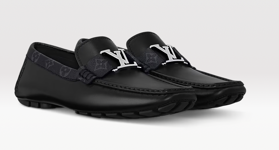 LOUIS VUITTON Monte Carlo Moccasins Mens 9