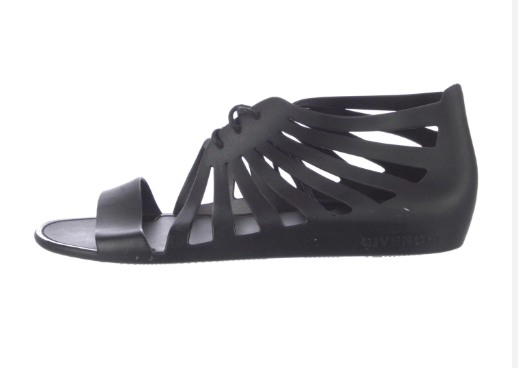 GIVENCHY Rubber gladiator sandal 37