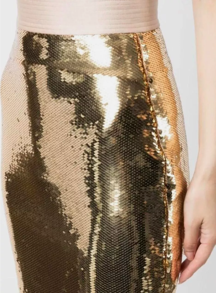 
                  
                    ALEX PERRY Denton sequins embellished maxi skirt 6
                  
                
