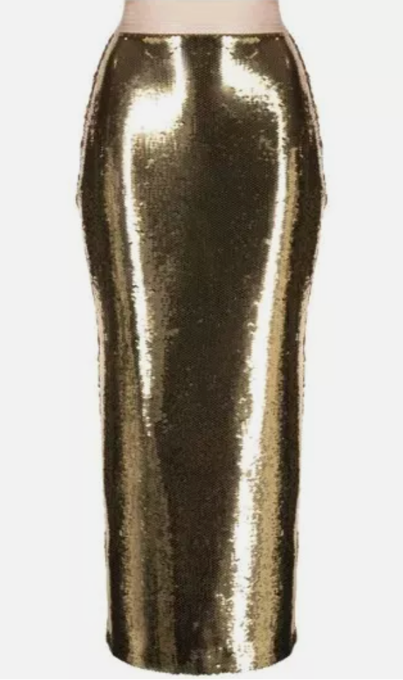 
                  
                    ALEX PERRY Denton sequins embellished maxi skirt 6
                  
                