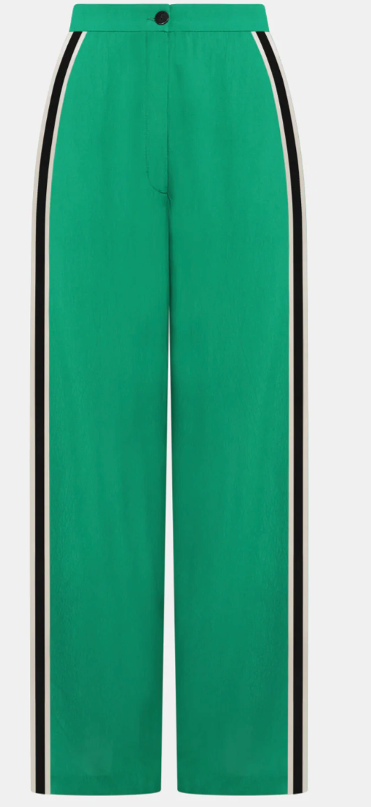 BODICE STUDIOS Green trousers with side stripe Medium
