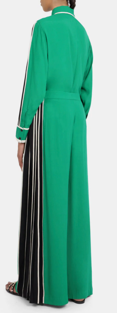 
                  
                    BODICE STUDIOS Green trousers with side stripe Medium
                  
                