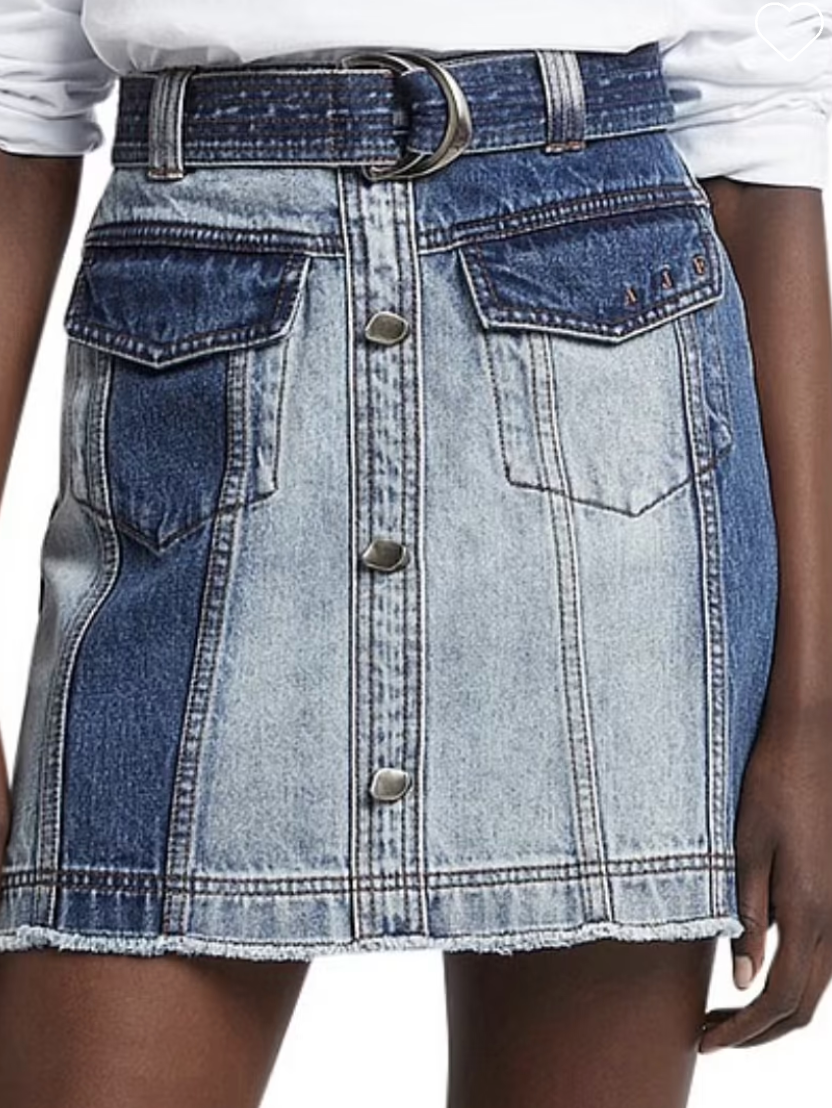 AJE	Freecycle denim skirt 12