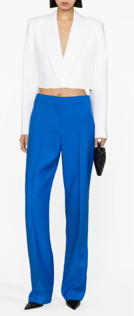 ALEXANDER MCQUEEN Low rise tailored trousers 44