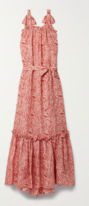
                  
                    HANNAH Aubrie Belted Paisley Prink Silk Maxi Dress 1
                  
                