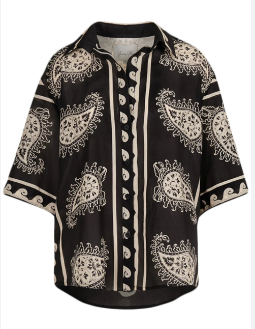JOHANNA ORTIZ Paisley Situation Cotton Shirt
