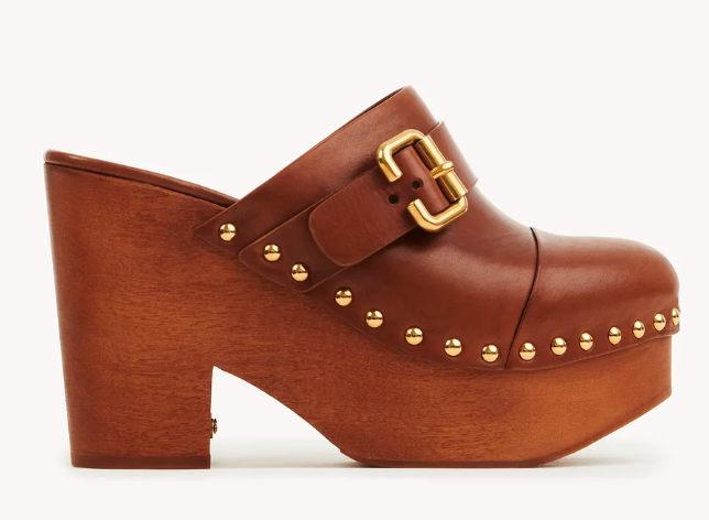 CHLOE Jeannette Wedge Clog 39
