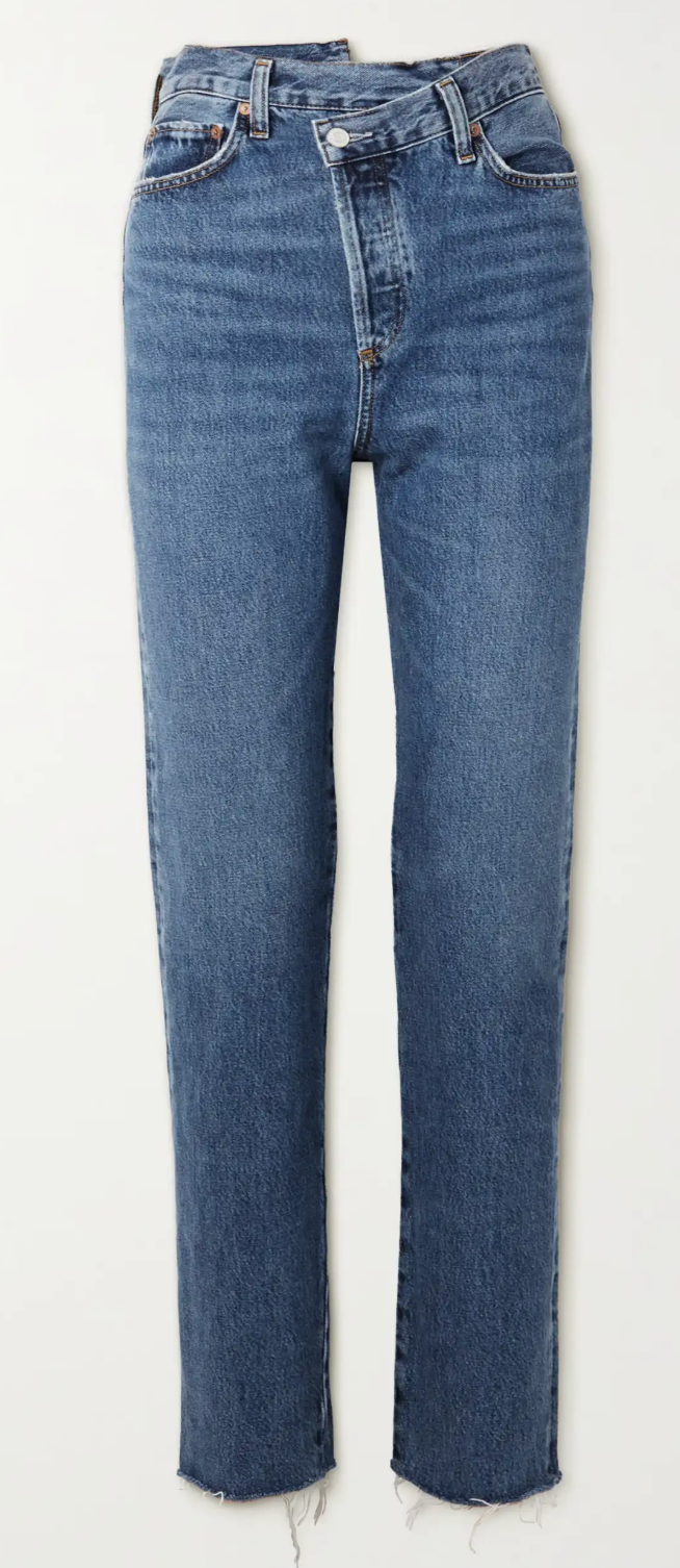 AGOLDE Criss Cross Straight Leg Jeans 27